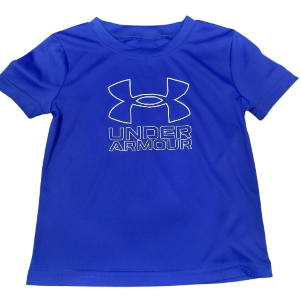 Under Armour Toddler Boys Lightweight Logo T-Shirt Size 2T Blue NWT